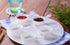 5 Packs Sauce Dish with Handle Grip,Side Dishes 1 Oz White Porcelain Dipping Bowls Appetizer Spoons Ketchup BBQ Sauce Sushi Soy Sauce-Stackable Ra...