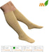 Closed Toe 15-20 mmHg Compression Plus Size Big Wide Leg Calf Socks (Beige, 5X-Large)...