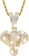 Bling Elephant Diamond Car Mirror Interior Hanging Ornament, Lucky Crystal Rhinestone Pendant Car Rear View Mirror Charm, Car Accessories for Wome...