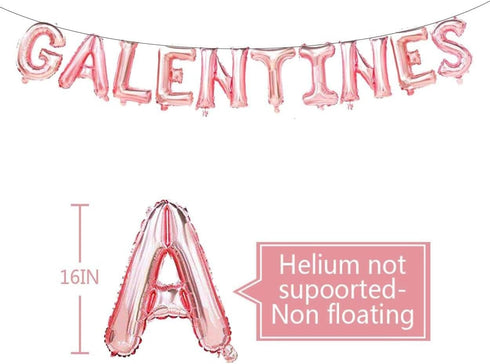 Valentine's Day Balloon Decorations & Banners, Galentine's Day Supplies...