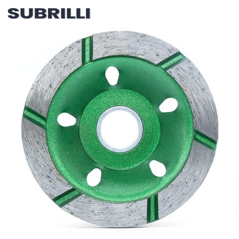 3 Inch Diamond Cup Grinding Wheel Large Grinding Segments for Angle Grinder, for Granite, Stone, Marble, Masonry, Concrete...