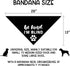 Be Kind I'm Blind Triangle Dog Bandana Blind Dog Devices for Blind Dogs Funny Puppy Bandana Photo Prop Pet Scarf Accessories for Pet Dog Lovers Gi...