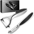 TACGEA Vegetable Peeler for Kitchen, Potato Peelers for Fruit Straight Blade, Durable Non-Slip Handle, Set of 2...