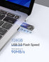 128GB USB 3.0 Flash Drive, Waterproof Metal USB Memory Stick, Slim Thumb Drive Portable Pen Drive with Keychain Hole Stylish Jump Drive for PC Com...