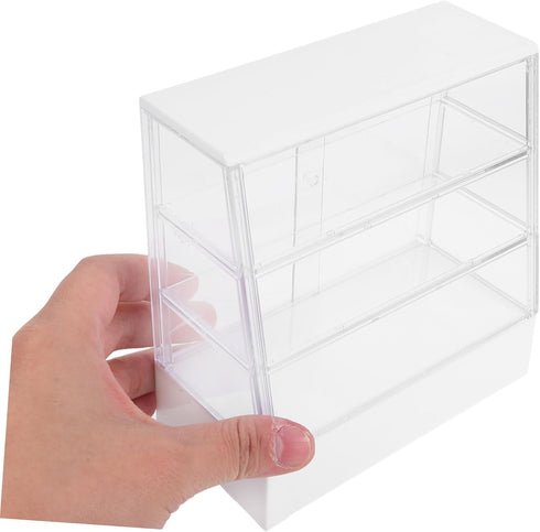 Toyvian Dollhouse Cake Cabinet Display Shelves Ornament Display Cabinet Kitchen Cabinets Decor Display Shelf Furniture Models Mini Cake Cabinet Sm...