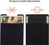 Sinjimoru Secure Card Holder for Back of Phone, Stretchy Fabric Cell Phone Wallet Stick On Credit Card Case for iPhone & Android. Sinji Pouch Flap...