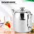 0.5 L Stainless Steel Teapot - Coffee Pot Teapot Stainless Steel Kettle Cold Water Jug Short Spout for Restaurants, Conference Rooms, Living Room,...