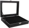 Badge Storage Box Pin Display Small Jewelry Tray Pin Badge Display Case Glass Container Wood Monitor Stand Badge Holder Badge Brooch Case Desktop ...
