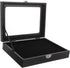 Badge Storage Box Pin Display Small Jewelry Tray Pin Badge Display Case Glass Container Wood Monitor Stand Badge Holder Badge Brooch Case Desktop ...