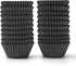 400pcs Black Mini cupcake liners for baking, mini muffin liners for Mini Cupcake Pans,food grade,non stick,greaseproof for martin luther king jr d...