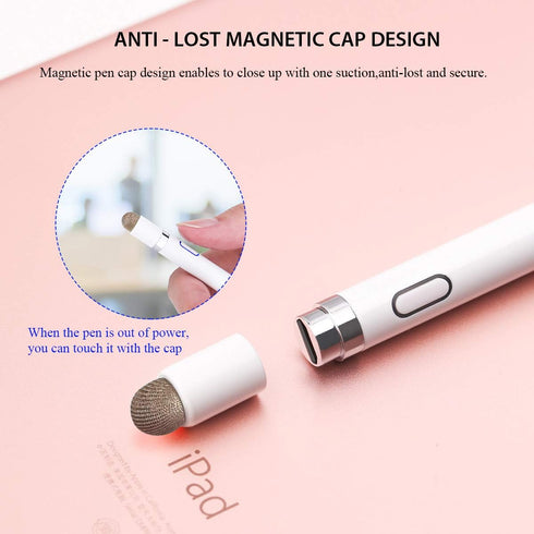 Stylus Pen for iPad with Palm Rejection, Active Pencil Compatible (2018-2020) iPad Pro (11/12.9 Inch),iPad 6th/7th Gen,iPad Mini 5th Gen,iPad Air ...