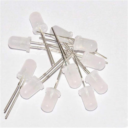100PCS 5mm Diffused RGB Rainbow Slow Flashing Flash Red Green Blue LED LEDs...