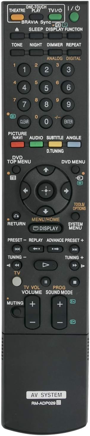 New Remote Control RM-ADP029 rm-adp029 RMADP029 for Sony AV System Theater System DVD DAV-F200 DAV-I550 HCD-F200 DAV-IS50...