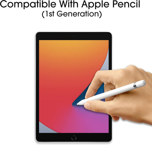 amFilm Screen Protector for New iPad 9 / iPad 8 / iPad 7, Apple Pencil Compatible, Tempered Glass, 2 Pack...