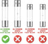 20A 125V Microwave Fuse 20 Amp 125 Volt 6X30MM Oven Fuses for GE Frigidaire Hotpoint Microwaves Replacement Part Models WB27X11138 5304509451 5304...