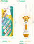 NELL&WELL Kids Electric Toothbrush with 2mins Brushing Timer, Battery Powered Toothbrushes with 3 Soft Bristles Heads for Children Boys and Girls ...