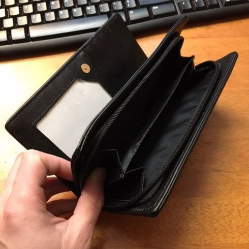 Bible Wallet | Vinyl Holy Bible Wallet | Bible Verse Faux Leather Wallet | Zipper Wallet | Checkbook Wallet Easter Gifts | Ressurection Sunday Gif...