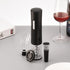 Electric Wine Opener Battery Powered Corkscrew with Vacuum Wine Stoppers Wine Aerator Pourer Foil Cutter for Home...