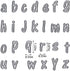 Metal Lowercase 26 Alphabet Cutting Dies for Card Making, Words Die Cuts Lowercase 26 Letters Dies Number Mould for Card Scrapbooking and DIY Craf...