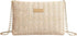 Verdusa Women's Summer Woven Handbags Square Crossbody Bag with Chain Strap...