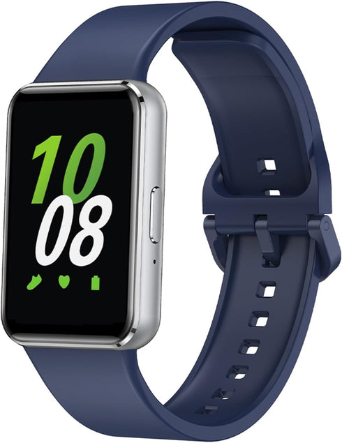 No Gap Silicone Band Compatible with Samsung Galaxy FIT3 1.6in, Sport Fitness Straps for Samsung Galaxy FIT 3 for Women Men...