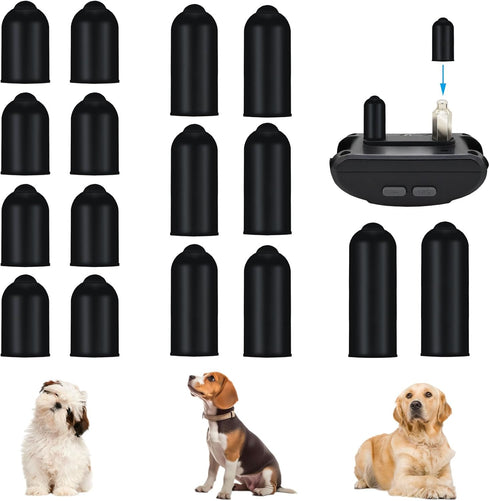 30 Pcs Dog Shock Collar Rubber Tips Training Collar Replacement Parts Silicone Covers Conductive Rubber Sleeve for Dog Training Collar Prongs or A...