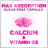 Calcium Supplement + Vitamin D3 - Sugar Free Calcium Gummies for Bone & Teeth Strength Support, Calcium Gummy Chews for Immune Support, Calcium Su...