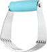 Spring Chef Dough Blender, Top Professional Pastry Cutter, Heavy Duty Baking Tool with Stainless Steel Blades, Medium Size, Aqua Sky...