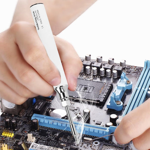 Cordless Soldering Iron Kit, USB Rechargeable Compact DIY Soldering Iron Kit with Solder Wire, Electric Soldering Gun Pen Kit for Home Appliance R...