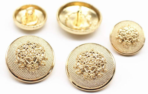 14pcs Gold Blazer Buttons for Men's Suits Blazers Sport Coats 23mm 18mm Metal Shank Suit Buttons Set for Sewing Coats Suits Blazers (MB20082)...