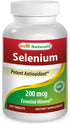 Best Naturals Selenium 200 mcg Supplement, 240 Count...
