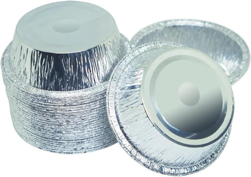 MYStar 4 Disposable Aluminum Foil, Mini Pie/Tarts Baking Cups, Pack of 70...