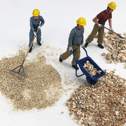 Miniature Rock Landscape Rocks Terrain Model Kit Model Train Sand Miniature Scenery Kit Model Sand Minature Sand Miniature Landscape, Pack of 3...