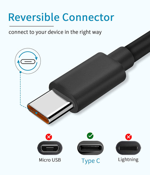 USB C Fast Charger Charging Cable Cord Compatible with for Beats Studio Pro, Beats Flex, Studio Buds Earbuds Headphone Headset Earphone Speakers, ...
