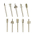 Router Bit 1/8 Inch Shank Wood Carving Router Bit Set, Rotary Tools Bits for Wood Carving, DIY Handcraft, Woodworking Carpentry Work-10 PCS...
