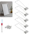 5 Pcs Easel Back, Iron Picture Frame Easel Back, Photo Frame Easel Back Stand with Screws & Screwdriver (Silver)...