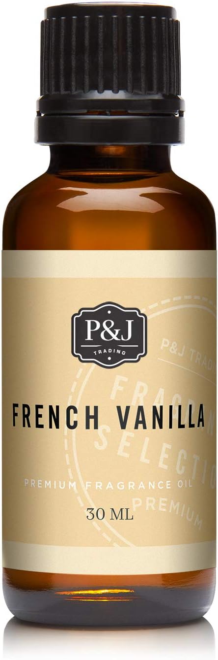 P&J Trading Fragrance Oil | French Vanilla Oil 30ml - Candle Scents for Candle Making, Freshie Scents, Soap Making Supplies, Diffuser Oil Scents...