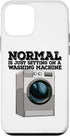 iPhone 12 mini Mormal Is Sitting On Laundry Funny Women Washing Machine Case...