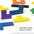 3 otters Wooden Blocks Puzzle, 2 Sets Russian Blocks Wooden Jigsaw Puzzles Brain Games Intelligence Toys for Kids White Elephant Gifts Party Favor...