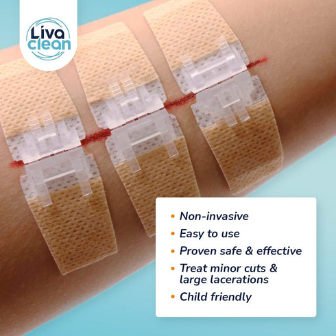 (3 CT) 1 X 3.7” Wound Closure Strips - Zip Stitch Wound Closure Kit - Butterfly Kit Device Zip Tie Skin Closuing Butterfly Bandaids Adhesive Injur...