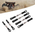 Pssopp RC Tie Rods Set RC Tie Link Servo Link Rod RC Tie Rod Bar RC Tie Link Rods Set for WLtoys 144001 144002 124018 124019 124017 124016 Remote ...
