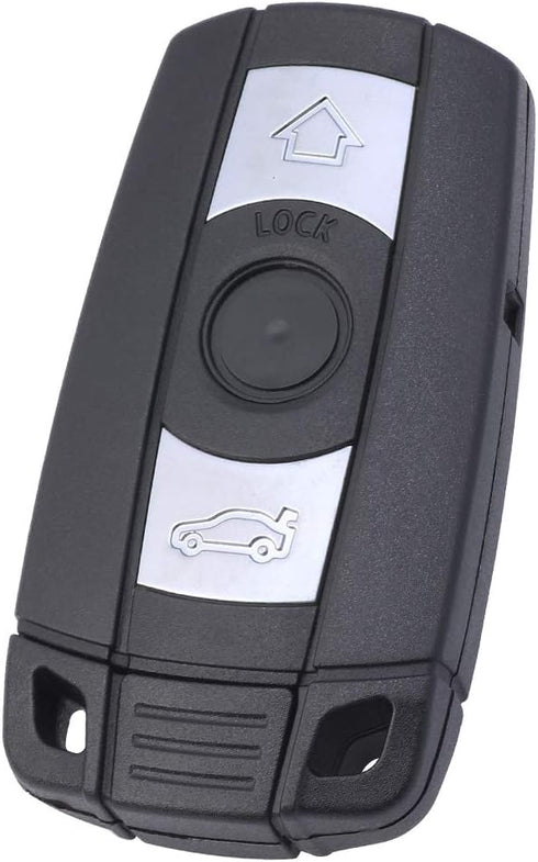 keyless Entry Remote car Key fob 3 Button Replacement PCF7952 Chip for BMW CAS3 3/5 Series X5 X6 with Comfort Access 315MHz KR55WK49127...