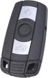 keyless Entry Remote car Key fob 3 Button Replacement PCF7952 Chip for BMW CAS3 3/5 Series X5 X6 with Comfort Access 315MHz KR55WK49127...