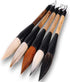 Hbasyp Chinese Traditional Calligraphy Brush/Chinese Calligraphy Watercolor Sumi Drawing Brush-Large brush (5-Count)...