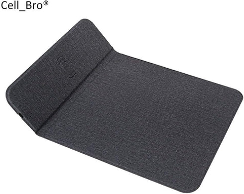 Mouse Pad with Wireless Charger, Qi Certified 15W Fast Wireless Charging Pad for Samsung iPhone, and All QI Enable Devices....