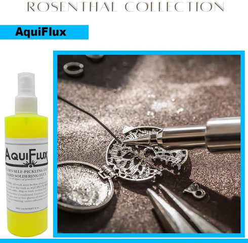 Aquiflux Self Pickling Flux 1/2 Pint for Precious Metals Gold Silver Jewelry and Hard Soldering (8 oz.)...