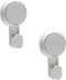 Bath Bliss 2 Pack Power Lock Gel-Suction Hooks | Shower and Bathroom Hook | Towel | Robe | Loofahs | Bags | Jackets | Easy Release | No Tools Requ...