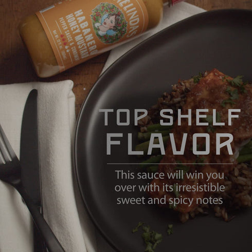 Melinda’s Habanero Honey Mustard - Gourmet Hot Honey Mustard Sauce - Habanero Hot Sauce with Fresh Ingredients, Habanero Peppers, Colombian Honey ...