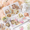 6 Rolls Floral Washi Tape Set PET Flower Tape Stickers for Journaling, Scrapbooking, Flower Decorative Tape for DIY Crafts Scrapbook Supplies Junk...