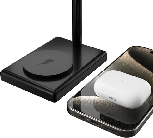 2 in 1 iPhone Wireless Charger Basket-Shaped Charging Station, Apple Watch Charger with 20W PD Wall Fast Charger, for iPhone 15/15 Pro/15 Pro Max/...